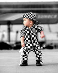 Pit Crew Romper in Venice