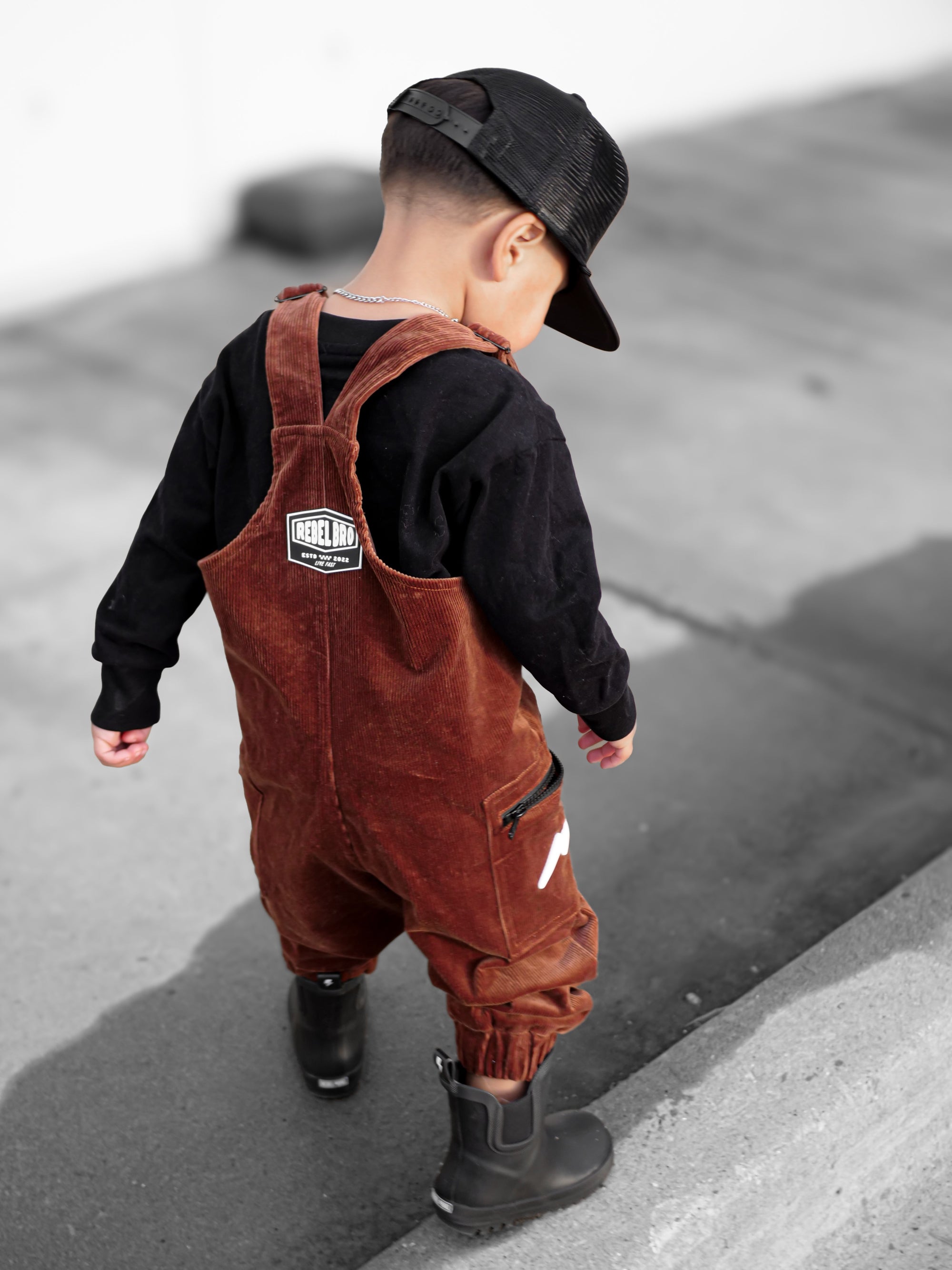 Overalls in Rust Corduroy (PREORDER)