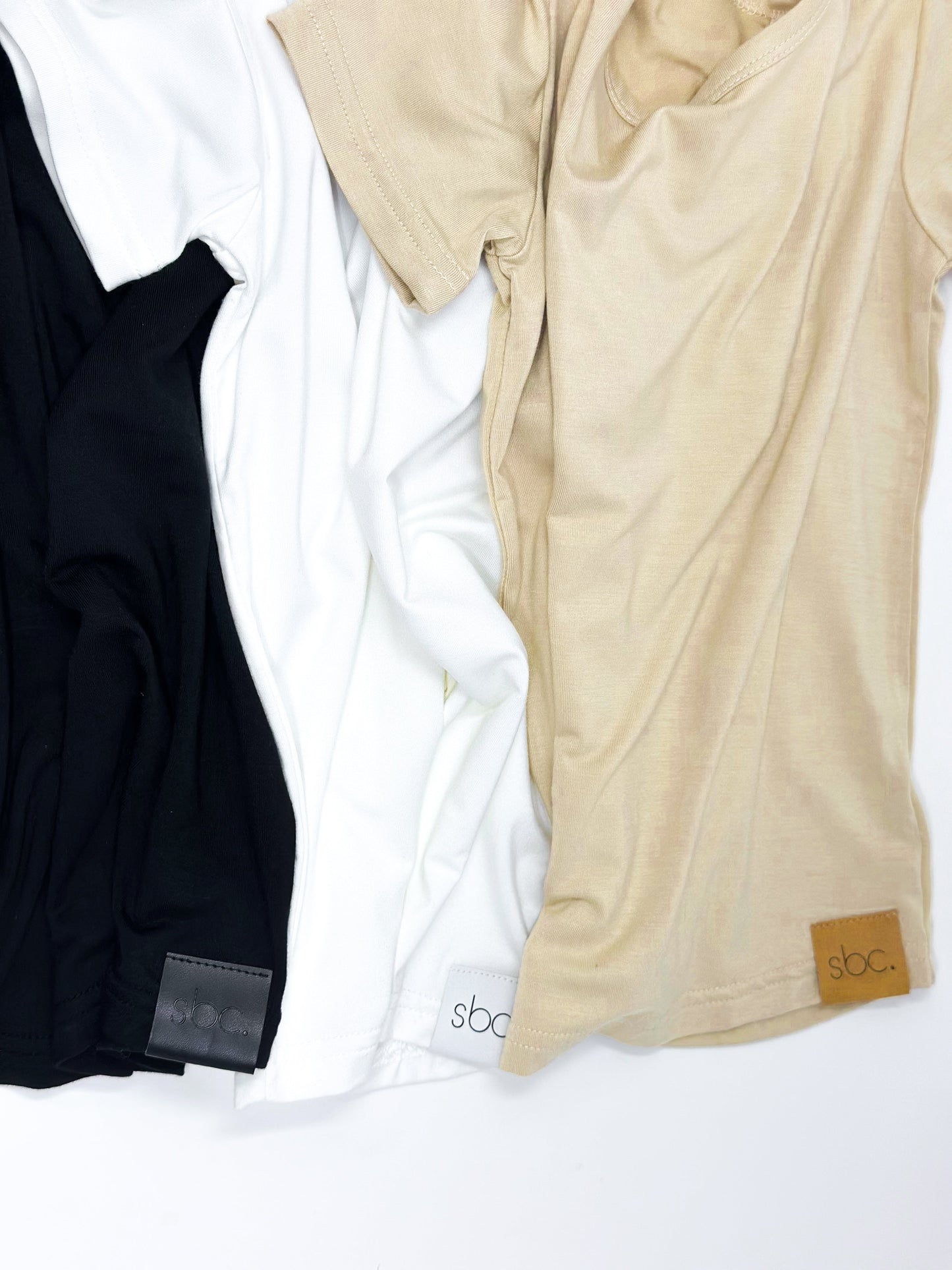 Everyday Bamboo Tees (3 Pack) - Bamboo Neutrals