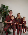Bamboo Two Piece Pajamas | Christmas Plaid