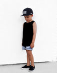 Bamboo Tank in Black