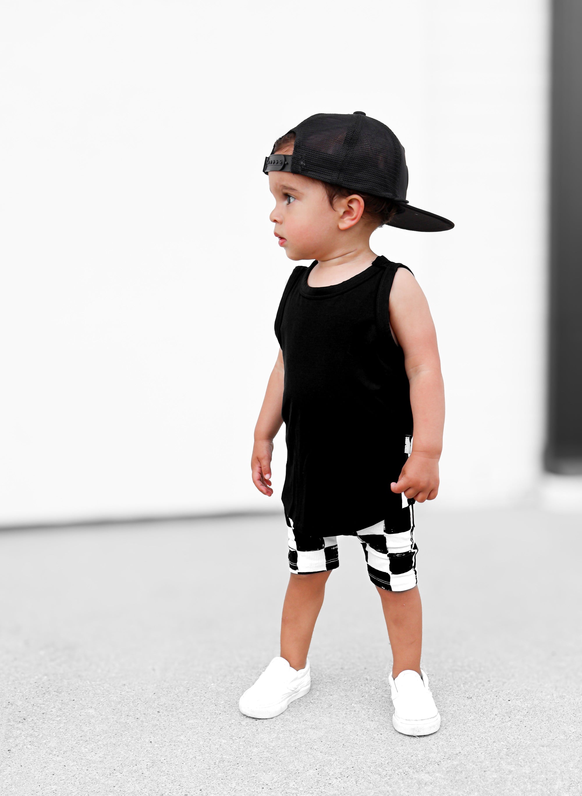 Bamboo Tank in Black