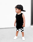 Bamboo Tank in Black