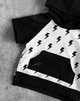 Short Sleeve Hoodie in Bowie
