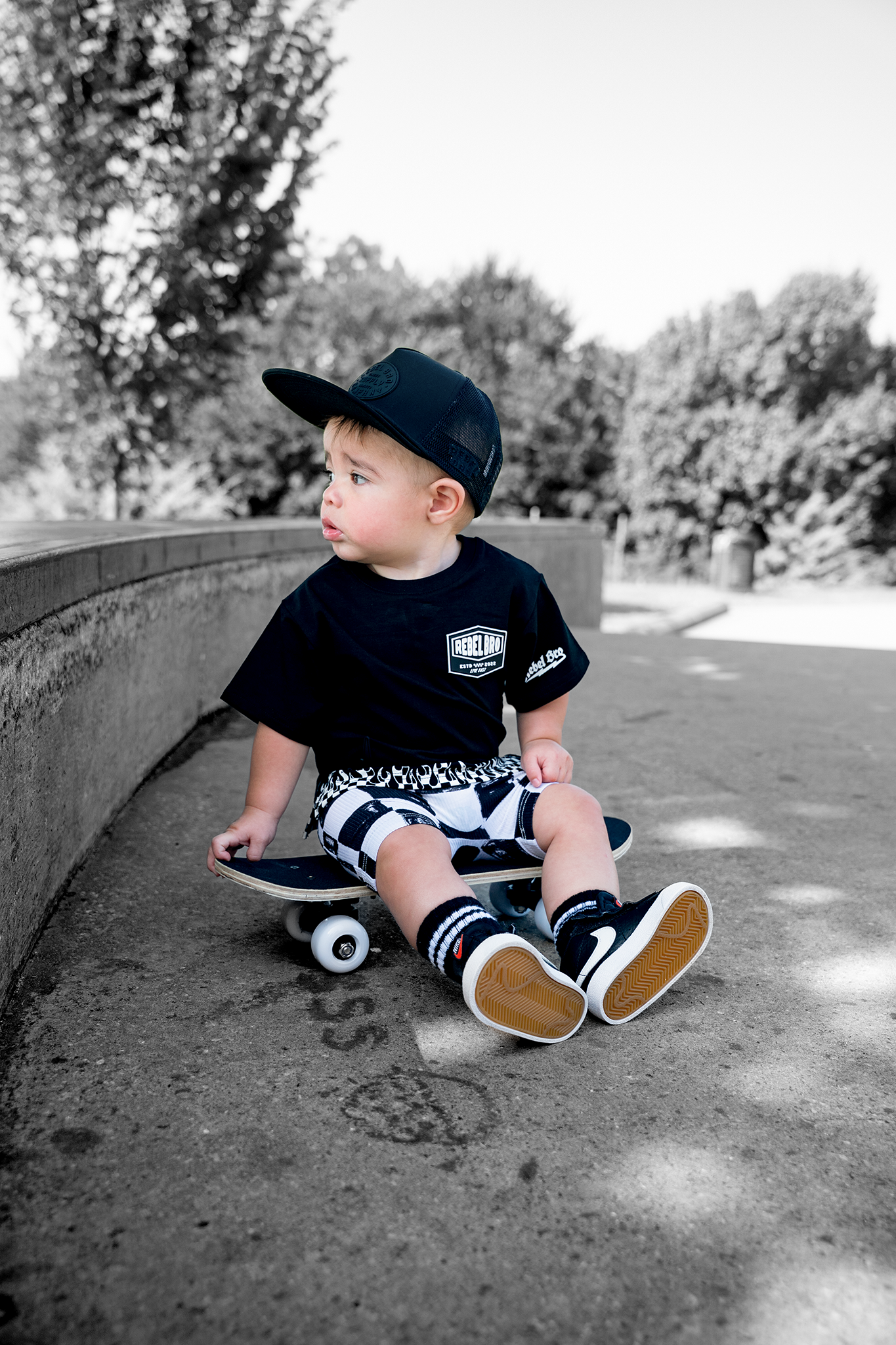 Bamboo Graphic Tee in Harley