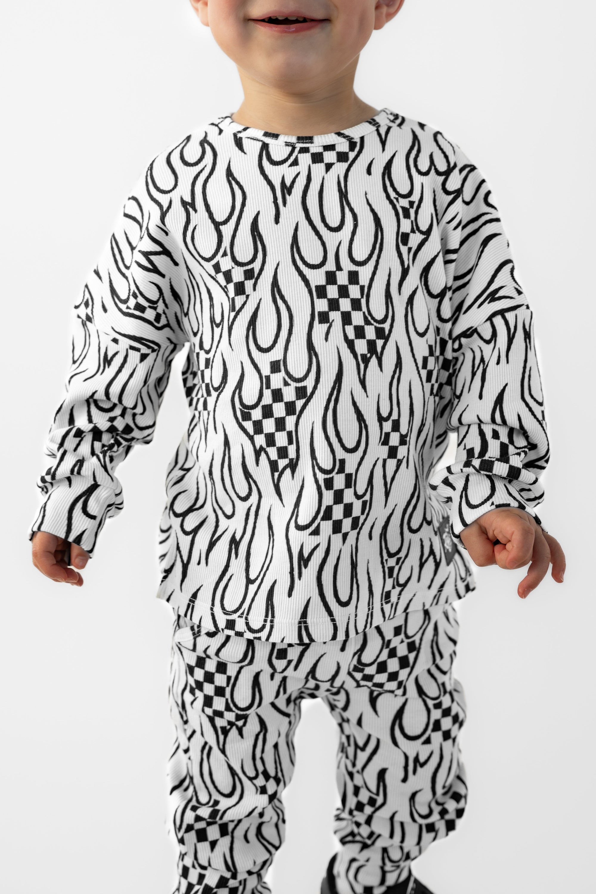 Organic Ribbed Set in Full Throttle