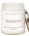 Weekend Soy Candle - Clear Jar - 9 oz