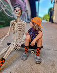 Orange and Black Check