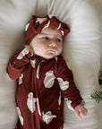Bamboo Zip Pajamas | Vintage Santa