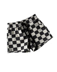CHECKERED COLOR BLOCK • SHORTS