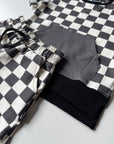 CHECKERED COLOR BLOCK • SHORTS