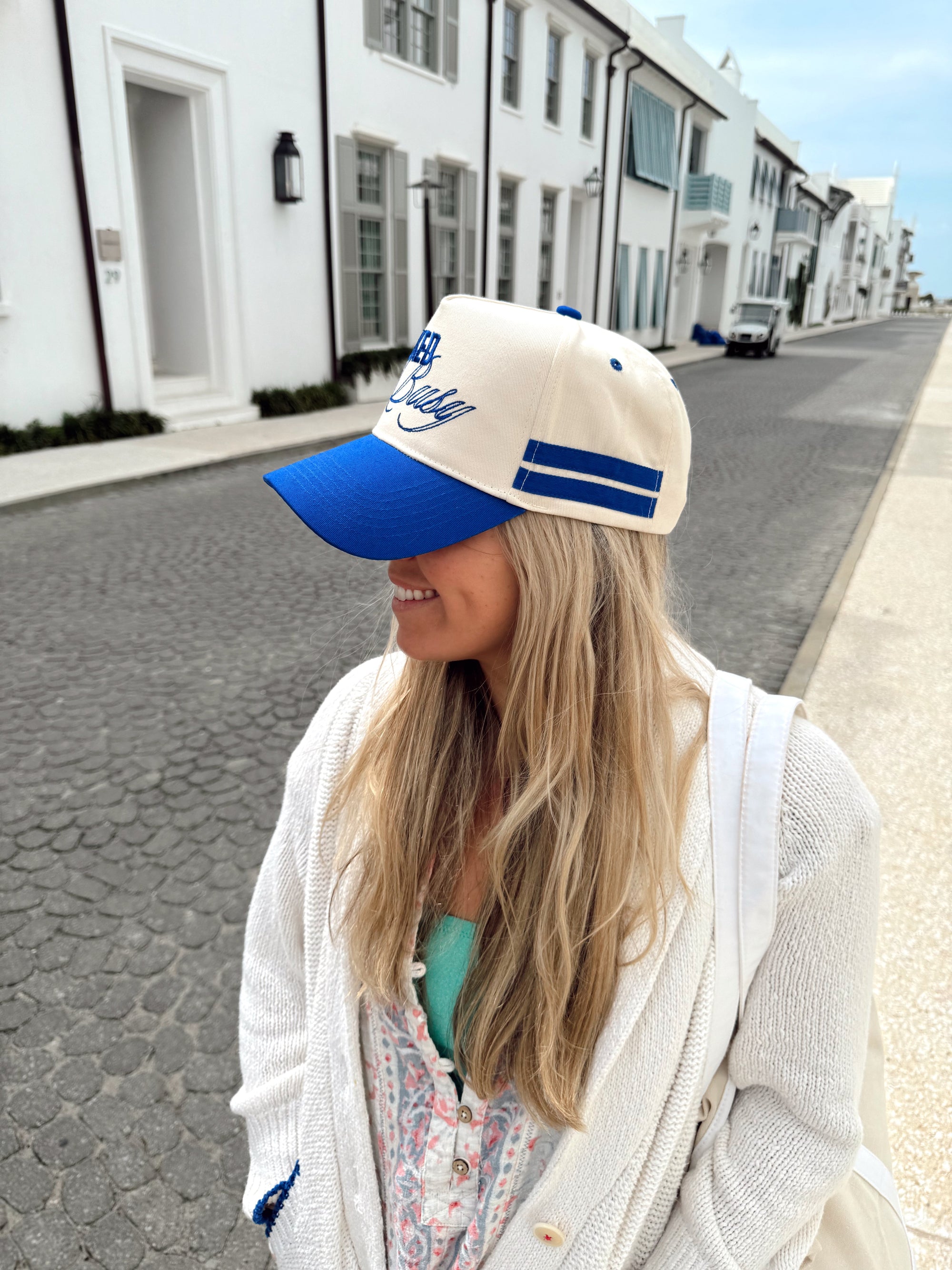 Booked and Busy - Royal Blue Vintage Trucker Hat