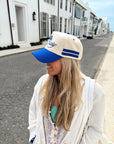 Booked and Busy - Royal Blue Vintage Trucker Hat