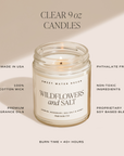 Weekend Soy Candle - Clear Jar - 9 oz