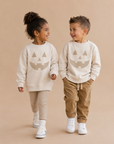 Neutral Jack-O-Lantern Baby/Kids Pullover
