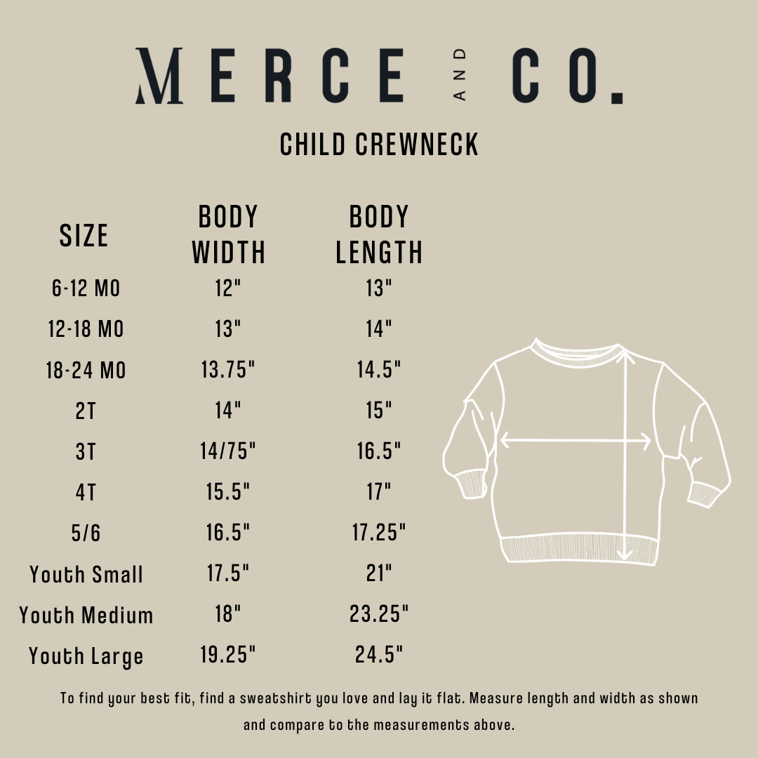Bubs Chenille Child Waffle Sleeve Crewneck - Faded Autumn