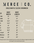 Mistletoe & Mama Waffle Sleeve Crewneck