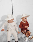 Ribbed Bamboo Leggings (3 Pack) - Neutral Solids