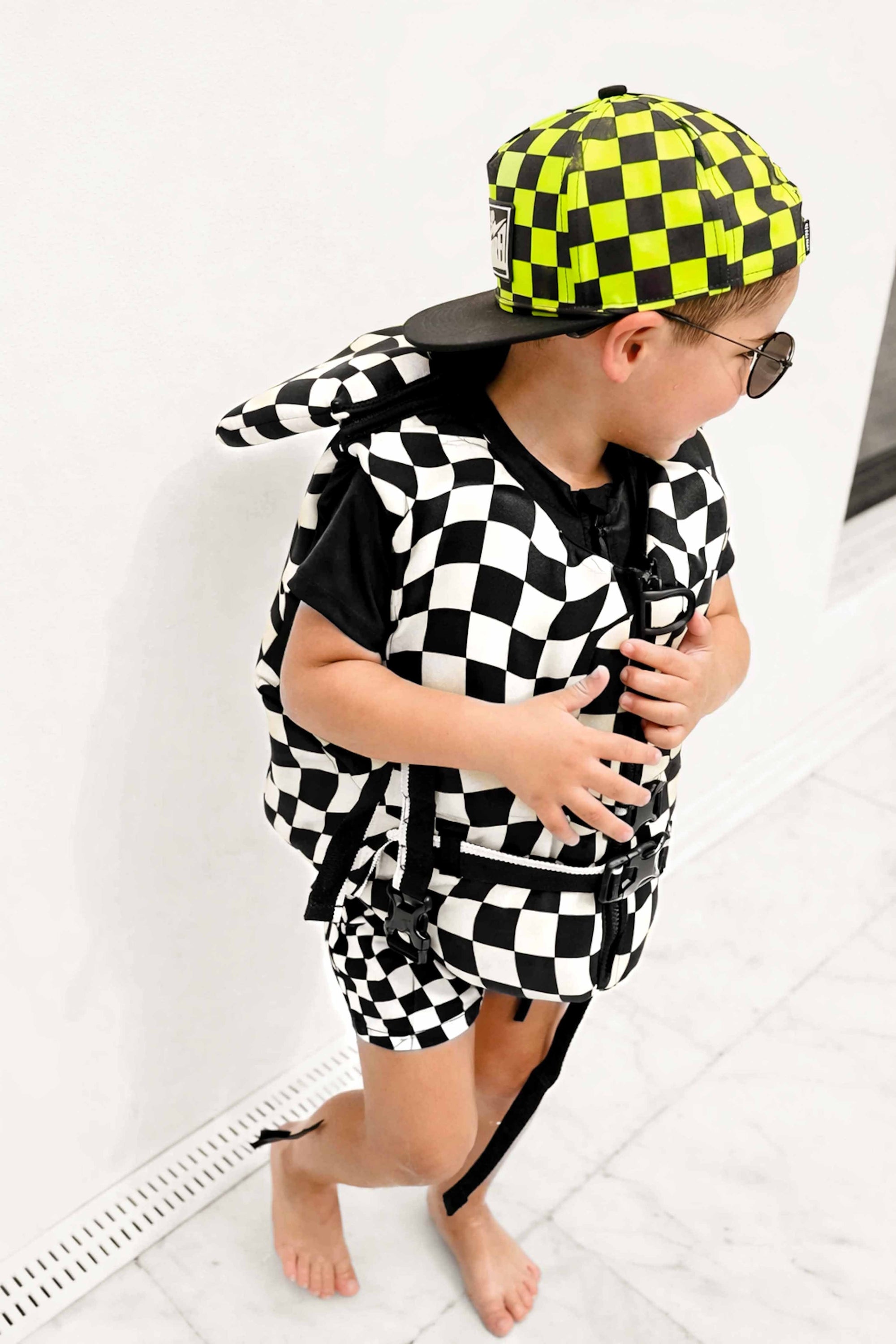 Hydro Snapback in Neon Electric Lime|| WATERPROOF ||  PREORDER