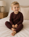 Bamboo Chocolate Long Sleeve PJs