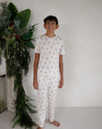 Youth Straight Leg Bamboo Pajamas | Gingersnap