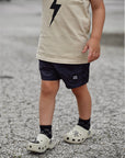 Acid Washed Checkered Board Shorts