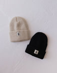 ff Knit Beanie | Black
