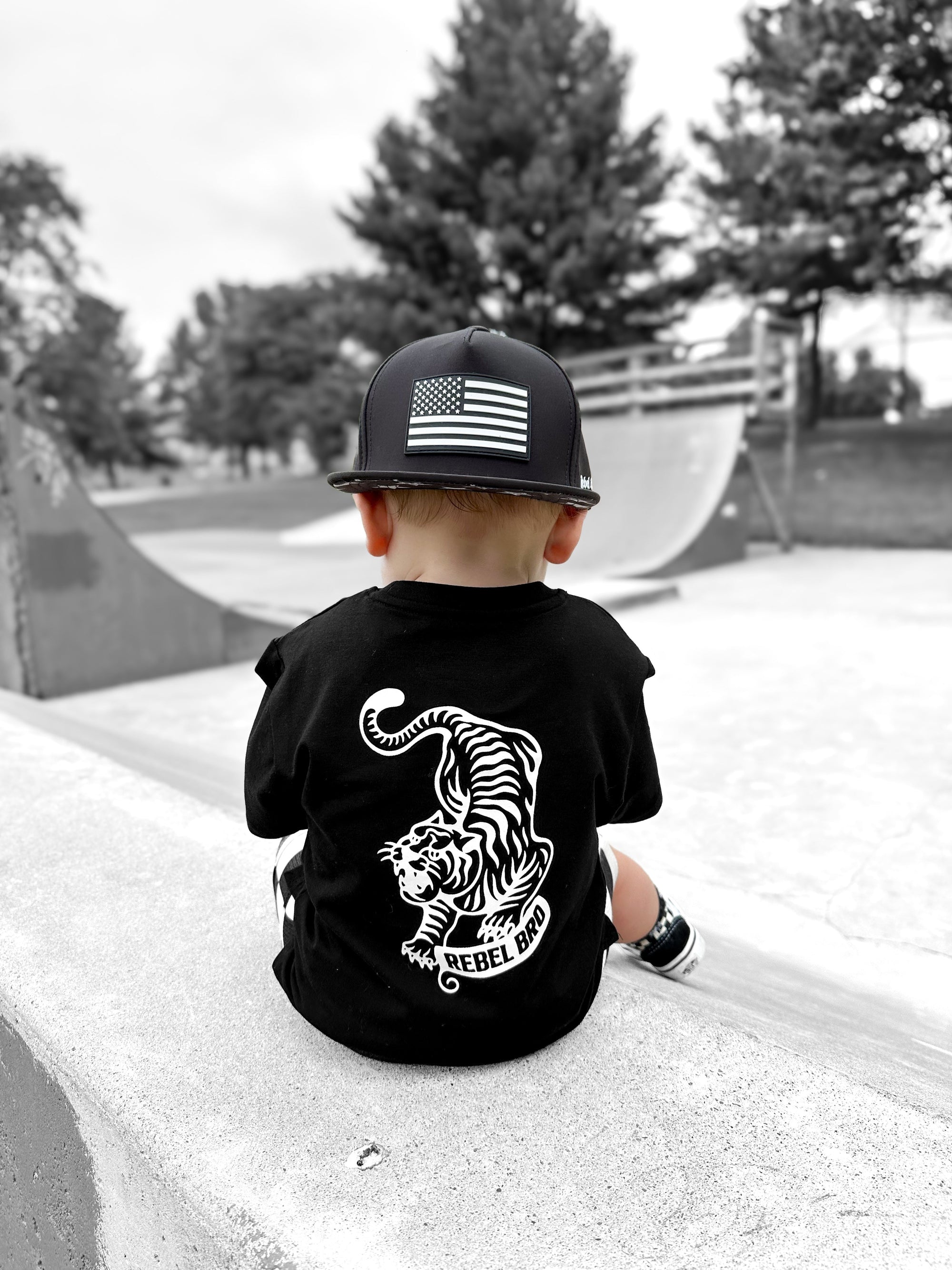 Bamboo Graphic Tee in Feral
