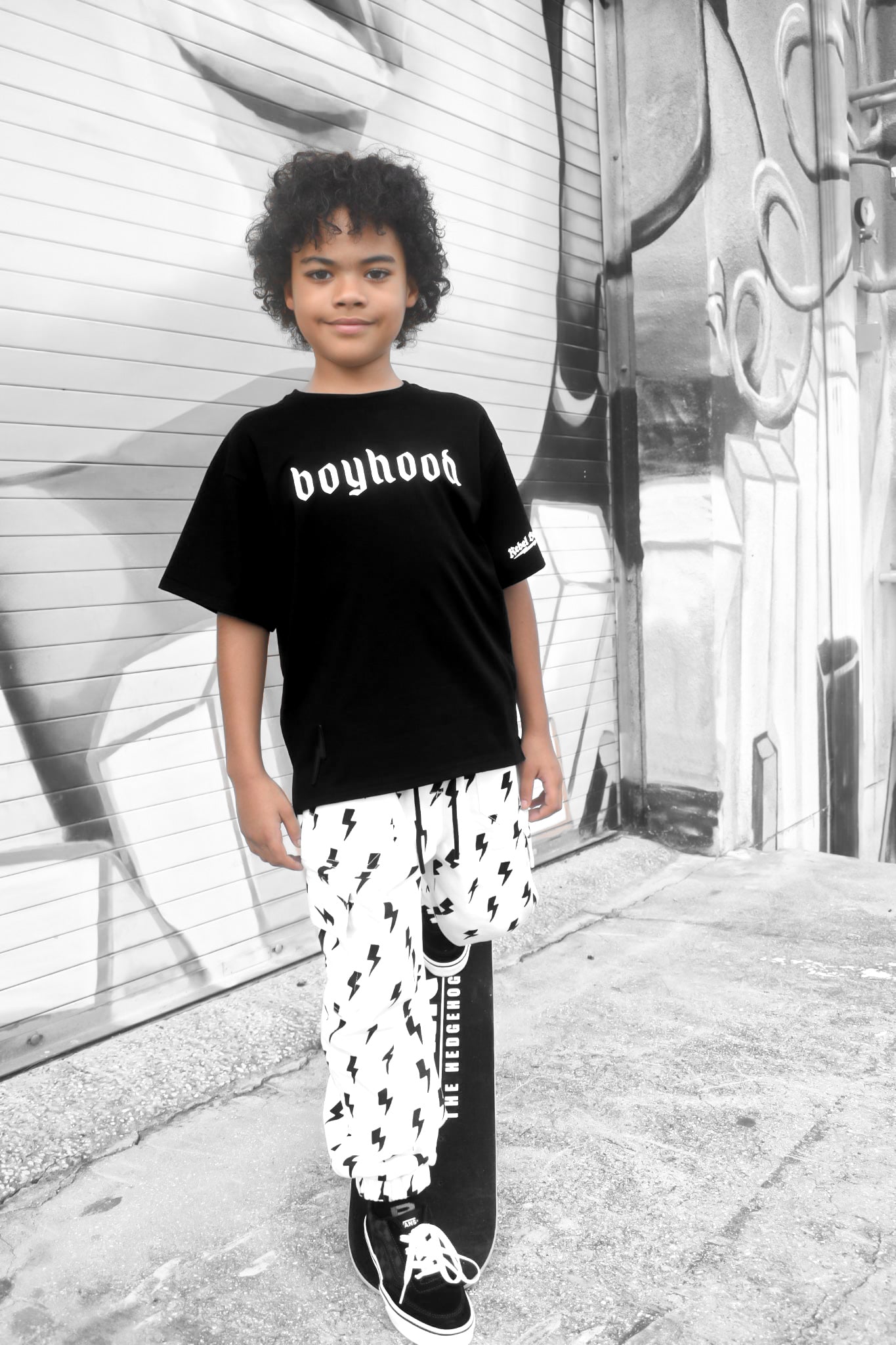 Bamboo Graphic Tee in Boyhood