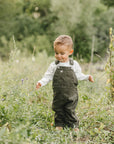 Green Corduroy Overalls