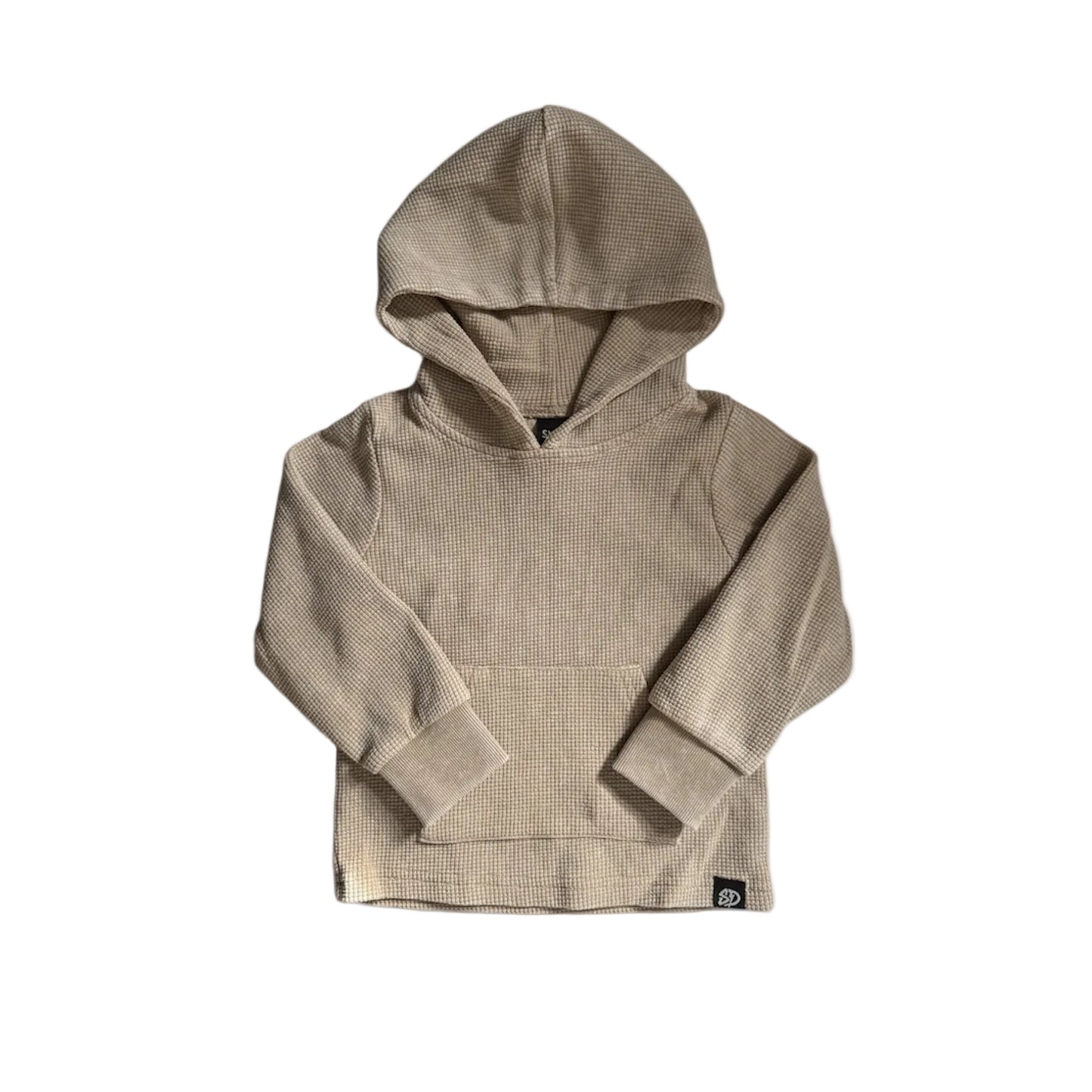 SAND WASHED • WAFFLE HOODIE