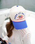 Keep it Salty - Royal Blue Vintage Trucker Hat