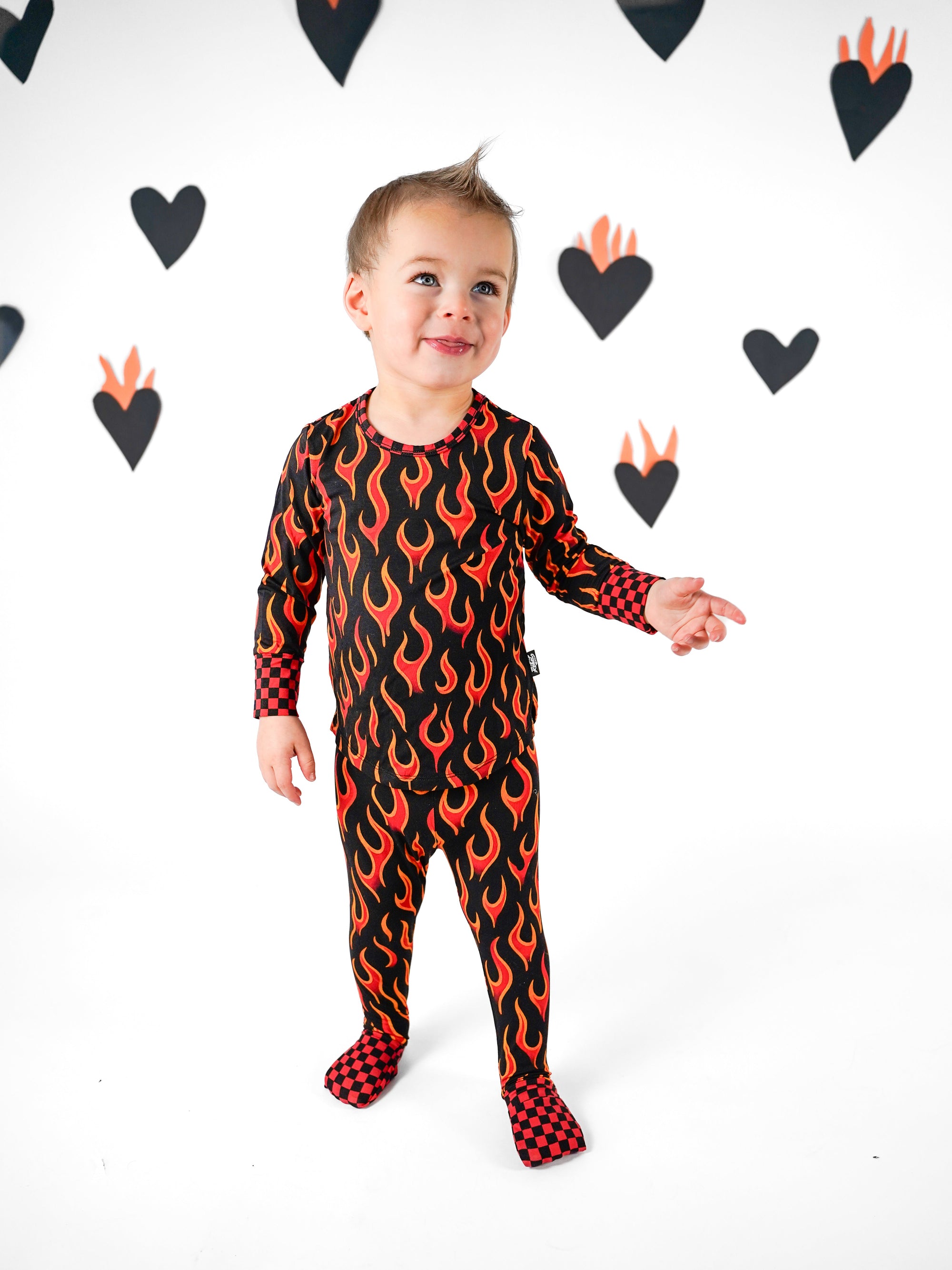 Bamboo Two Piece Set in Caliente