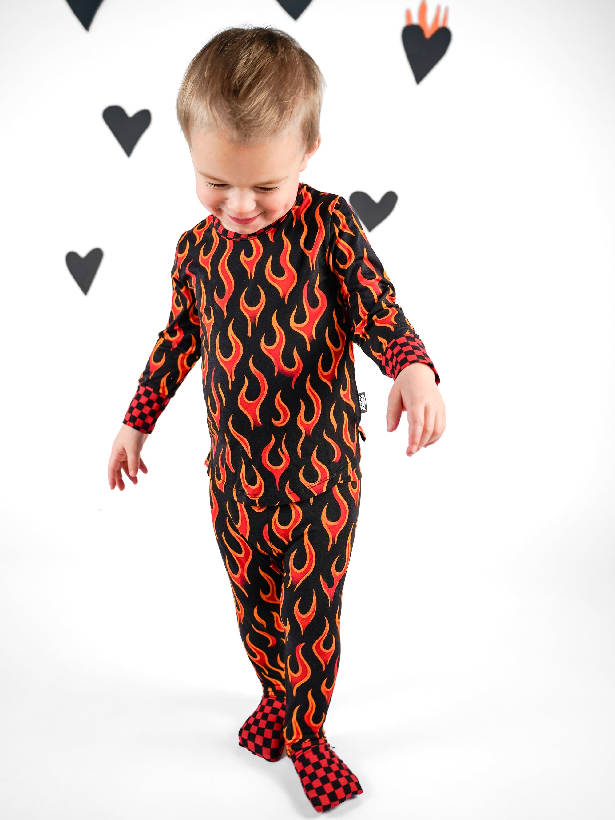 Bamboo Two Piece Set in Caliente