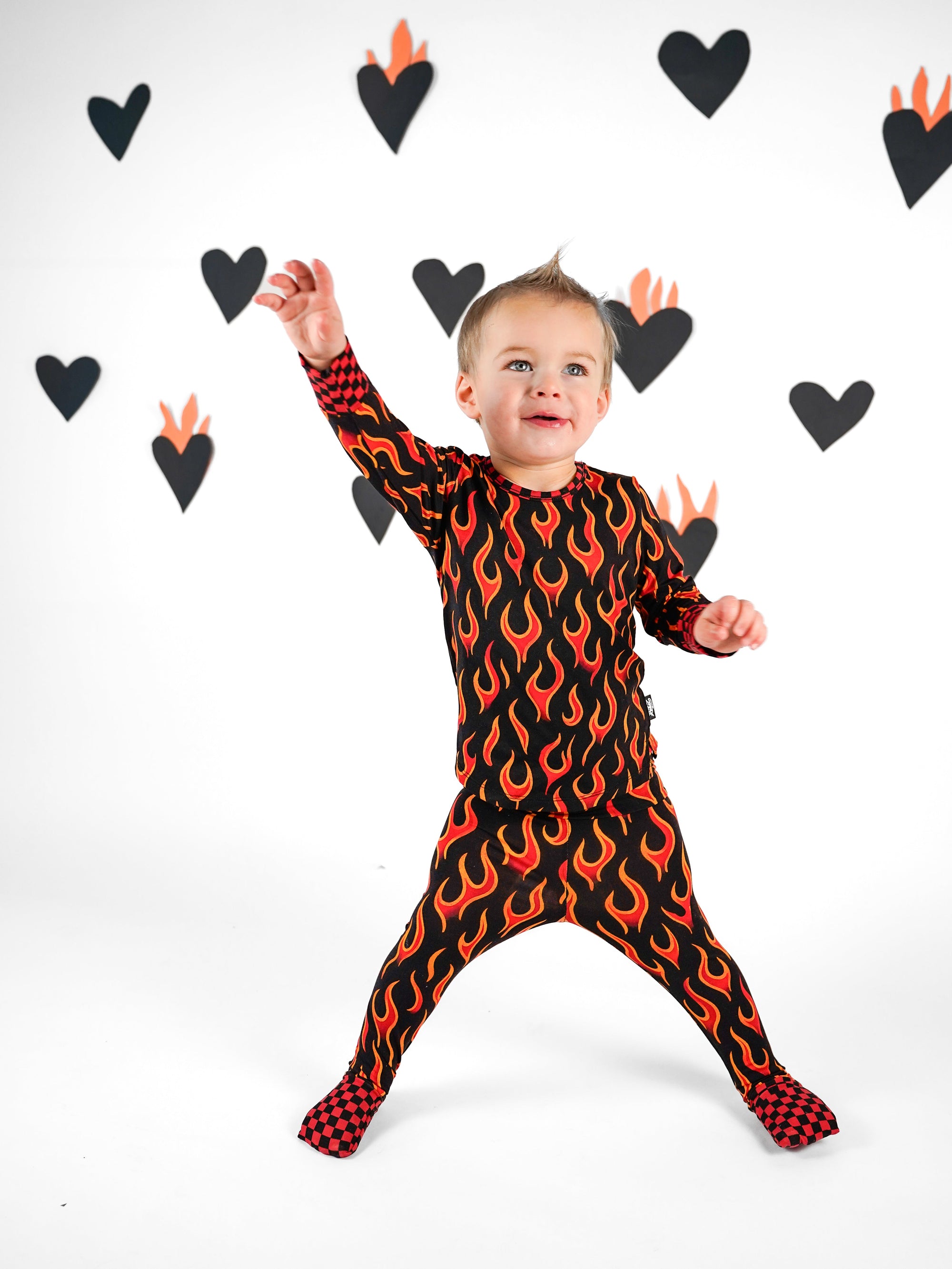 Bamboo Two Piece Set in Caliente