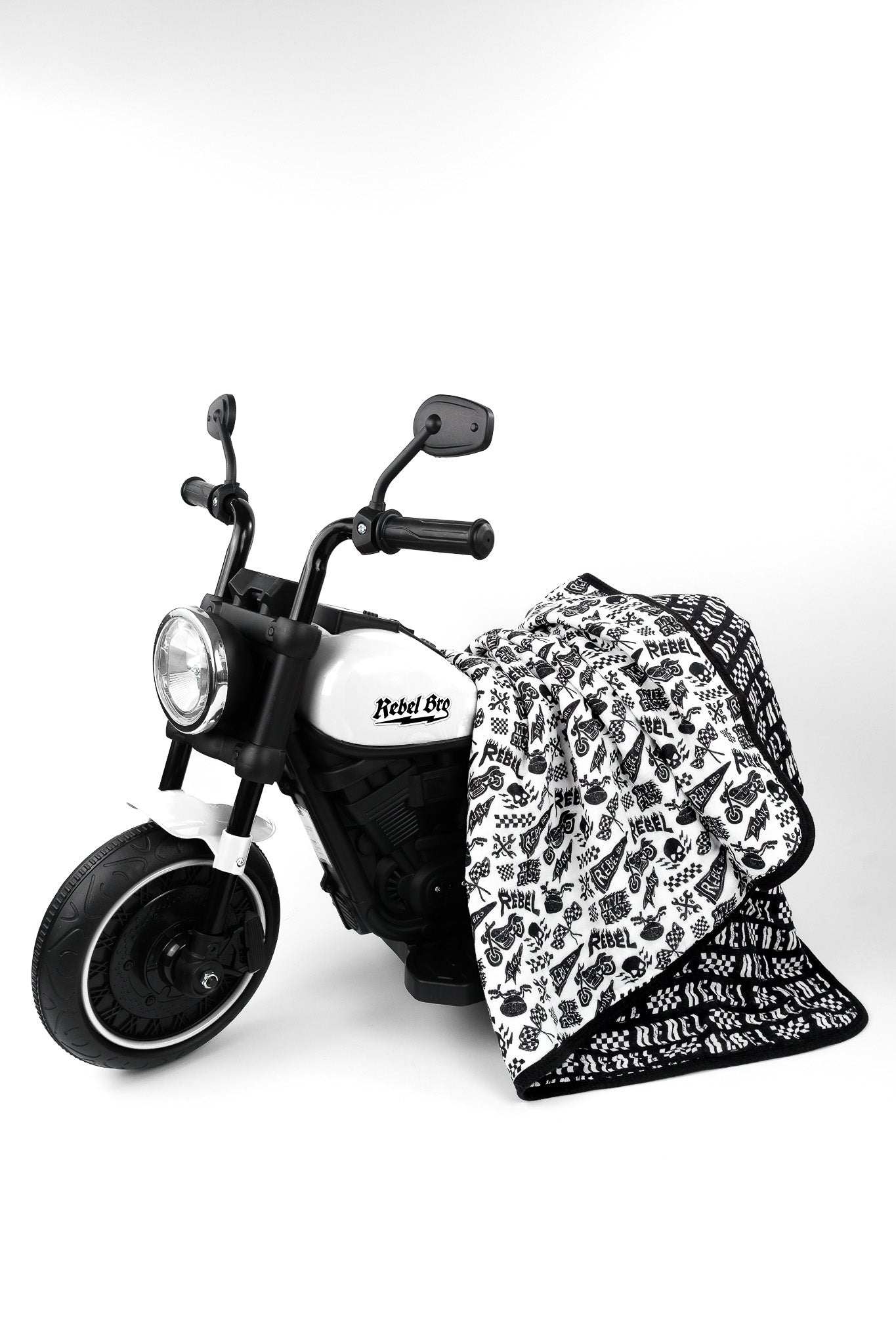 Live Fast x Rebel Racer Organic Muslin Quilt