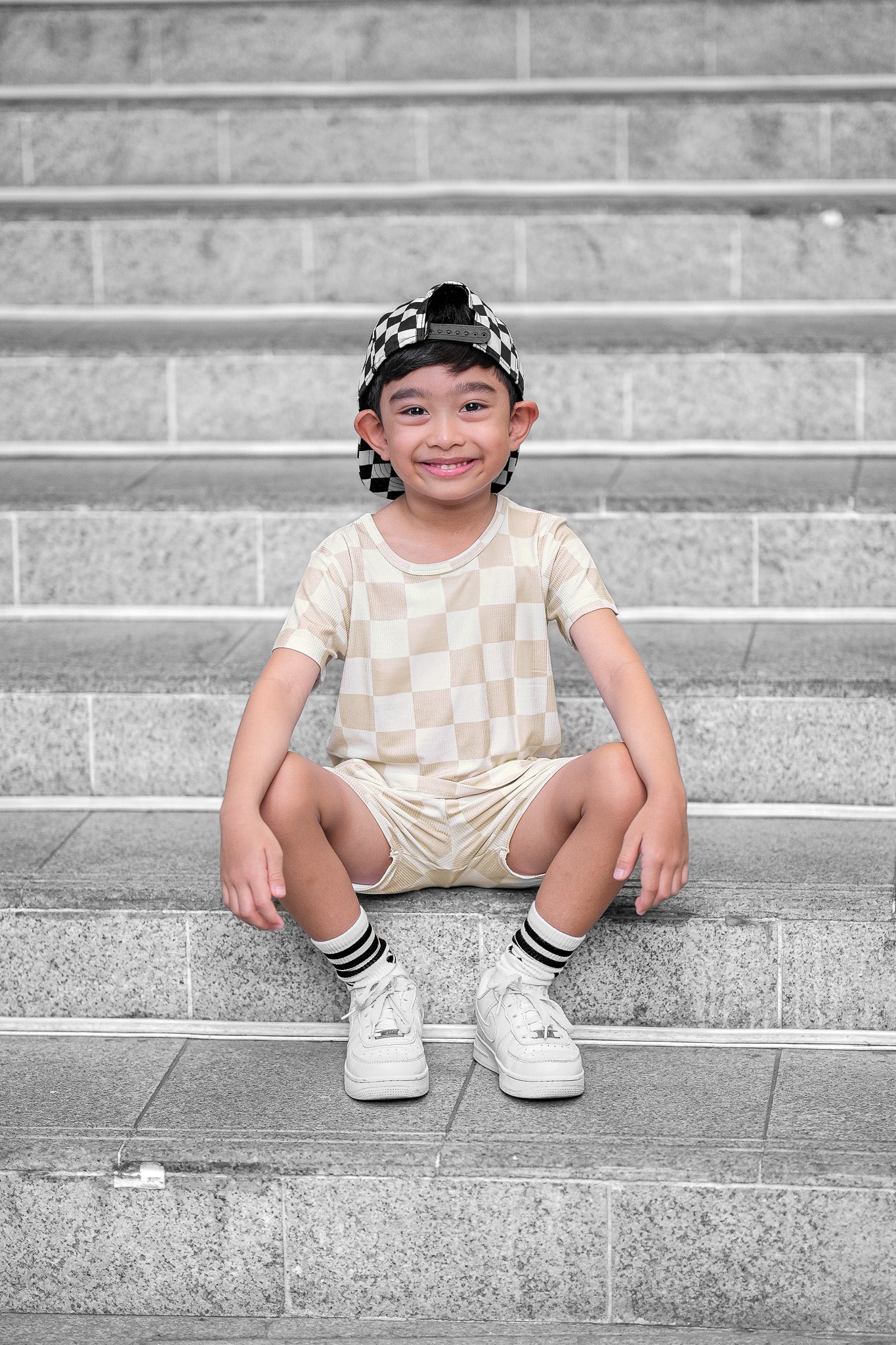 Biker Two Piece Set in Callen