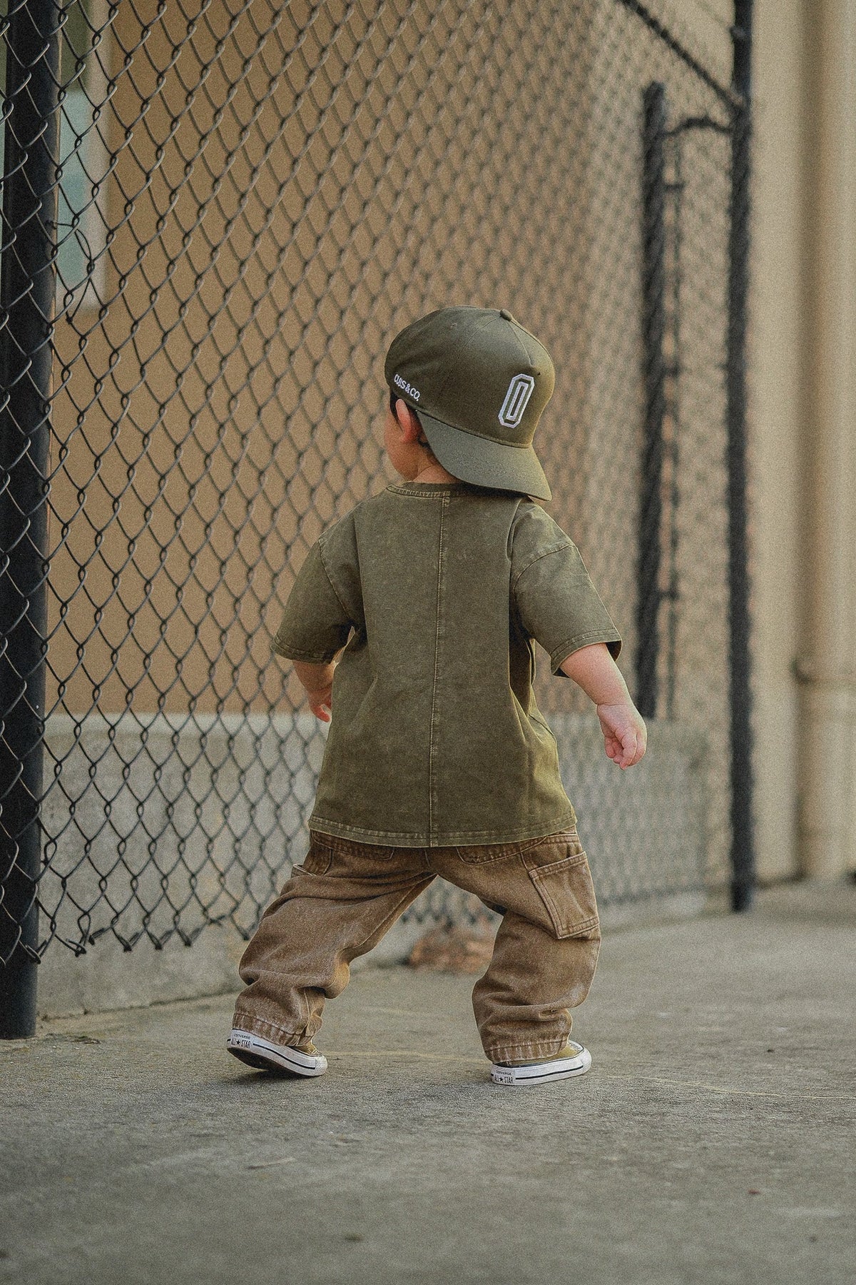 Olive Classic Stone-Wash Tee