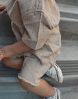 COASTAL BUTTON UP - TAN
