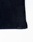 ACID WASH MUSCLE TEE - BLACK