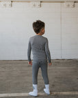 Bamboo Two Piece Pajamas | Black Gingham