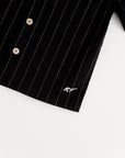 COASTAL BUTTON UP - BLACK