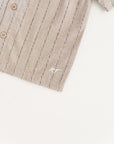 COASTAL BUTTON UP - TAN