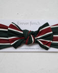 Bamboo Head Wrap | Holiday Stripe