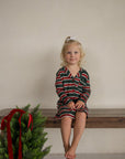 Bamboo Sleeping Dress | Holiday Stripe