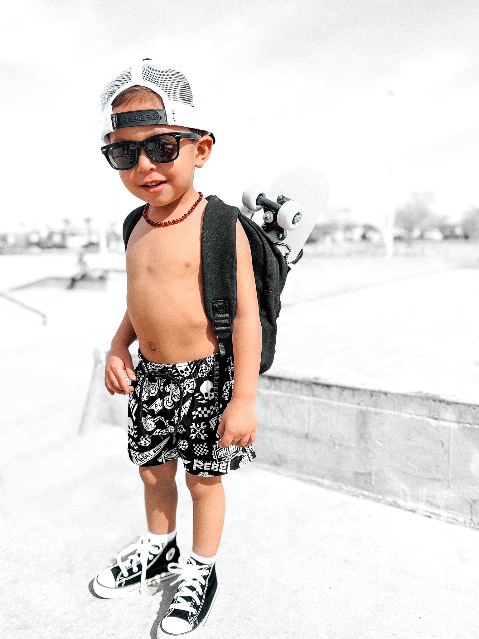 Hybrid Swim Trunks in Warped Tour [Midnight Edition]