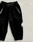 Cargo Pants in Black Corduroy (PREORDER)