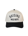 Black + Cream Raising Wild Boys Snapback
