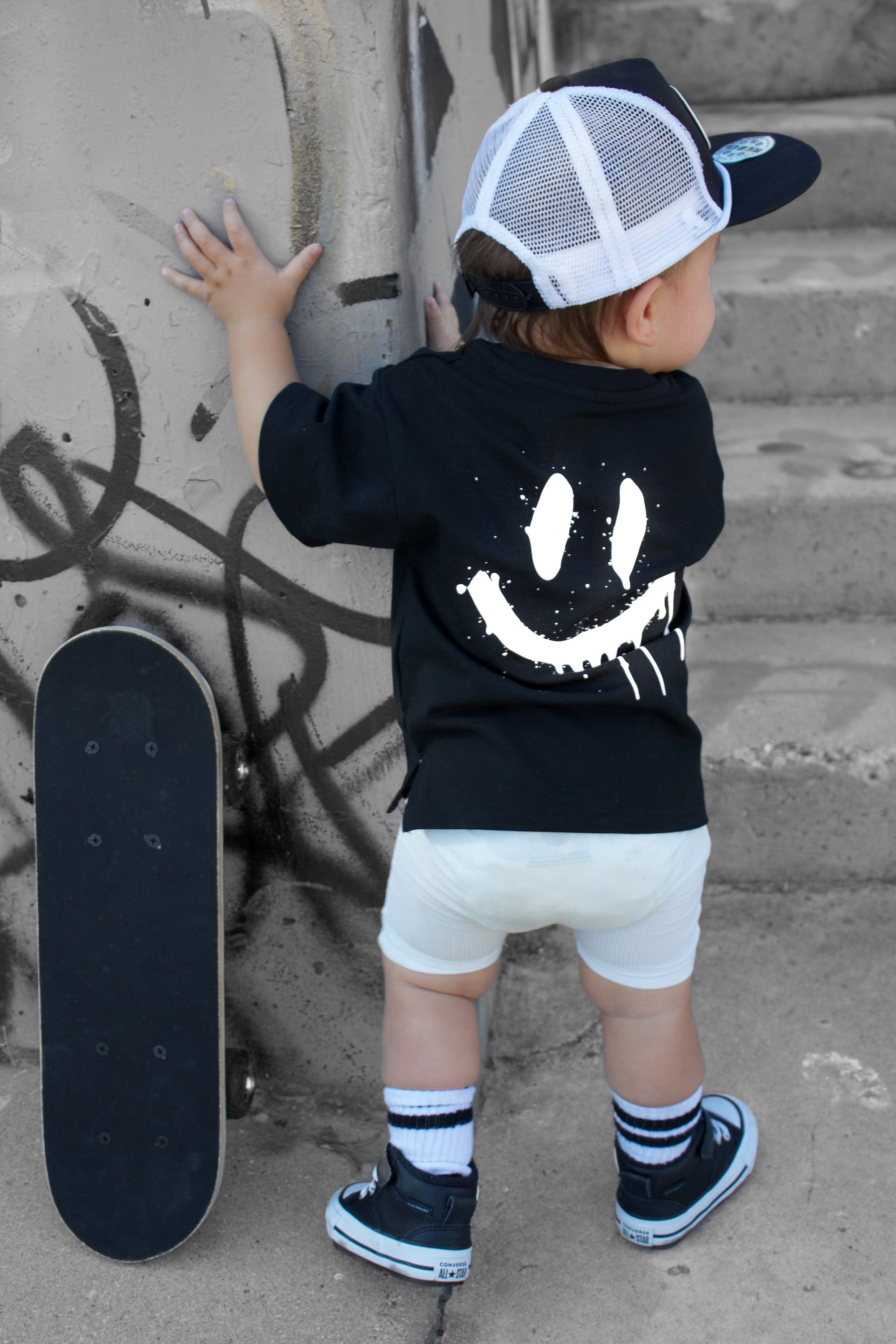 Bamboo Graphic Tee in Troublemaker