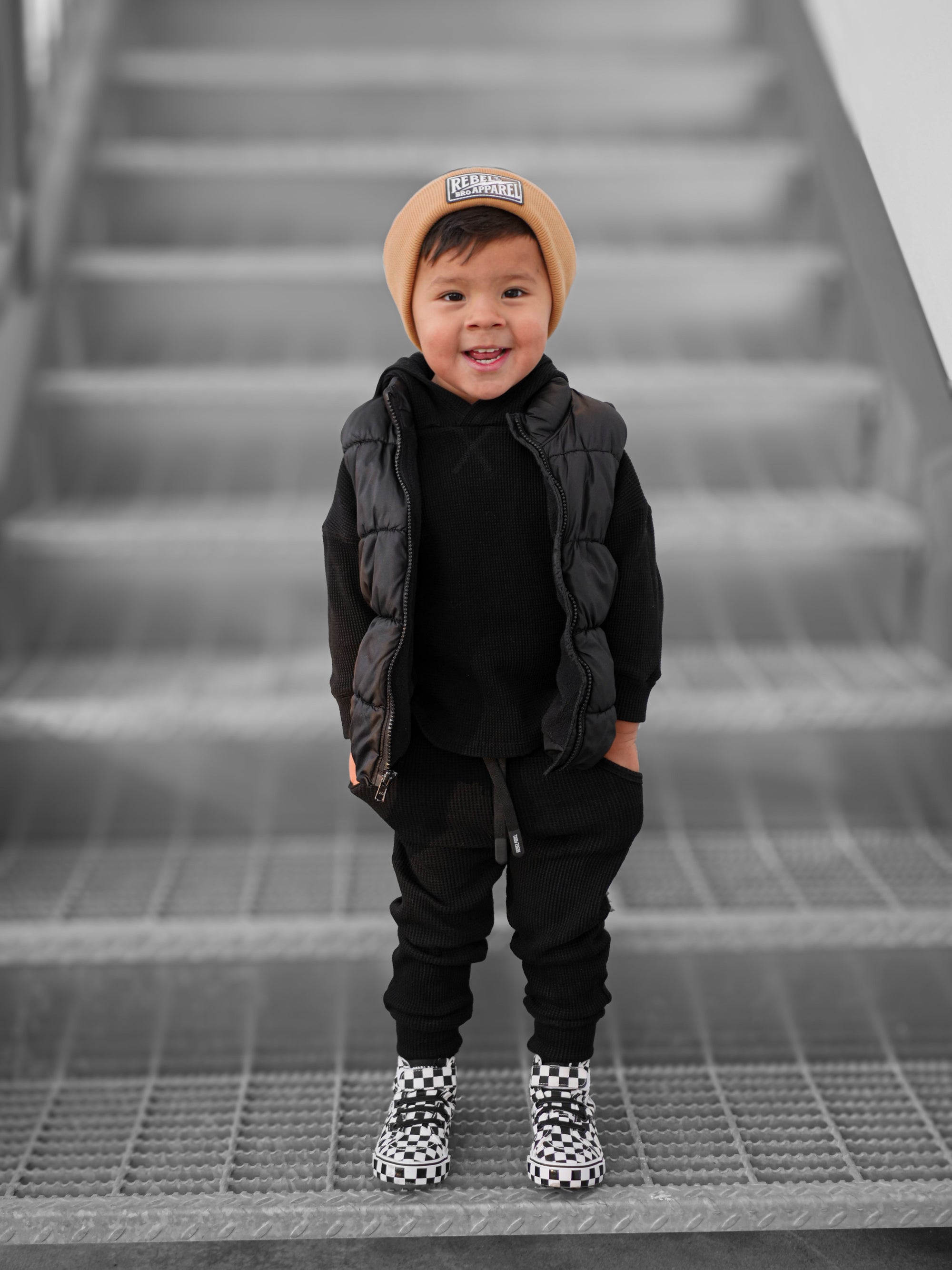 SK8TR Hi-Top in Venice (Checkered)